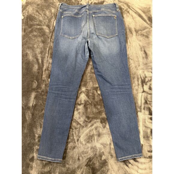 Madewell 10" High-Rise Skinny Jeans Women's Size 31 Denim - Picture 4 of 11